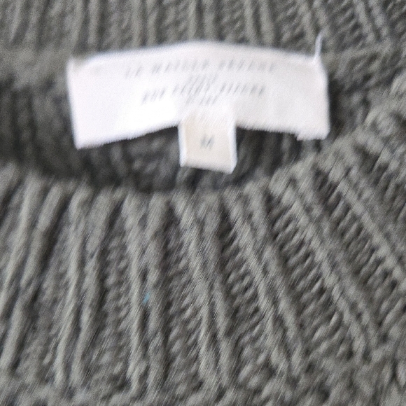 Sezane James Sweater, Forest Green Cable Knit Sweater, M, French Chic, VGUC - Picture 4 of 6